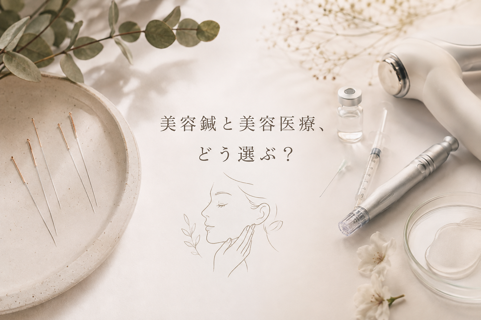 美容鍼と美容医療、どう選ぶ?